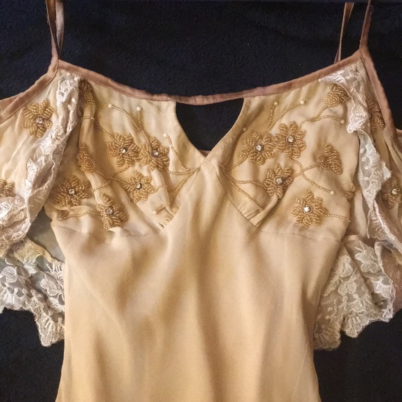 Tracy Reese Embroidered Chiffon and Lace Top - Picture 6 of 6